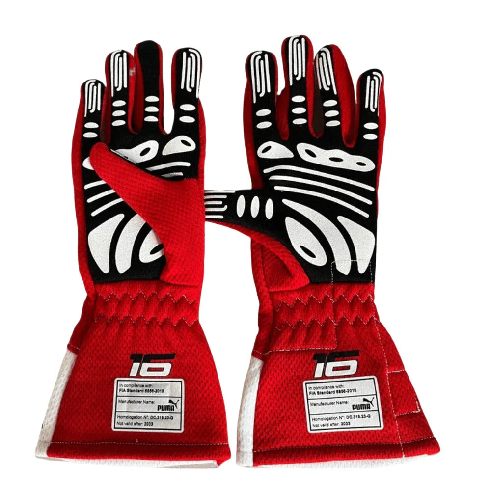 F1 Ferrari Charles leclerc Las Vegas 2023 race gloves