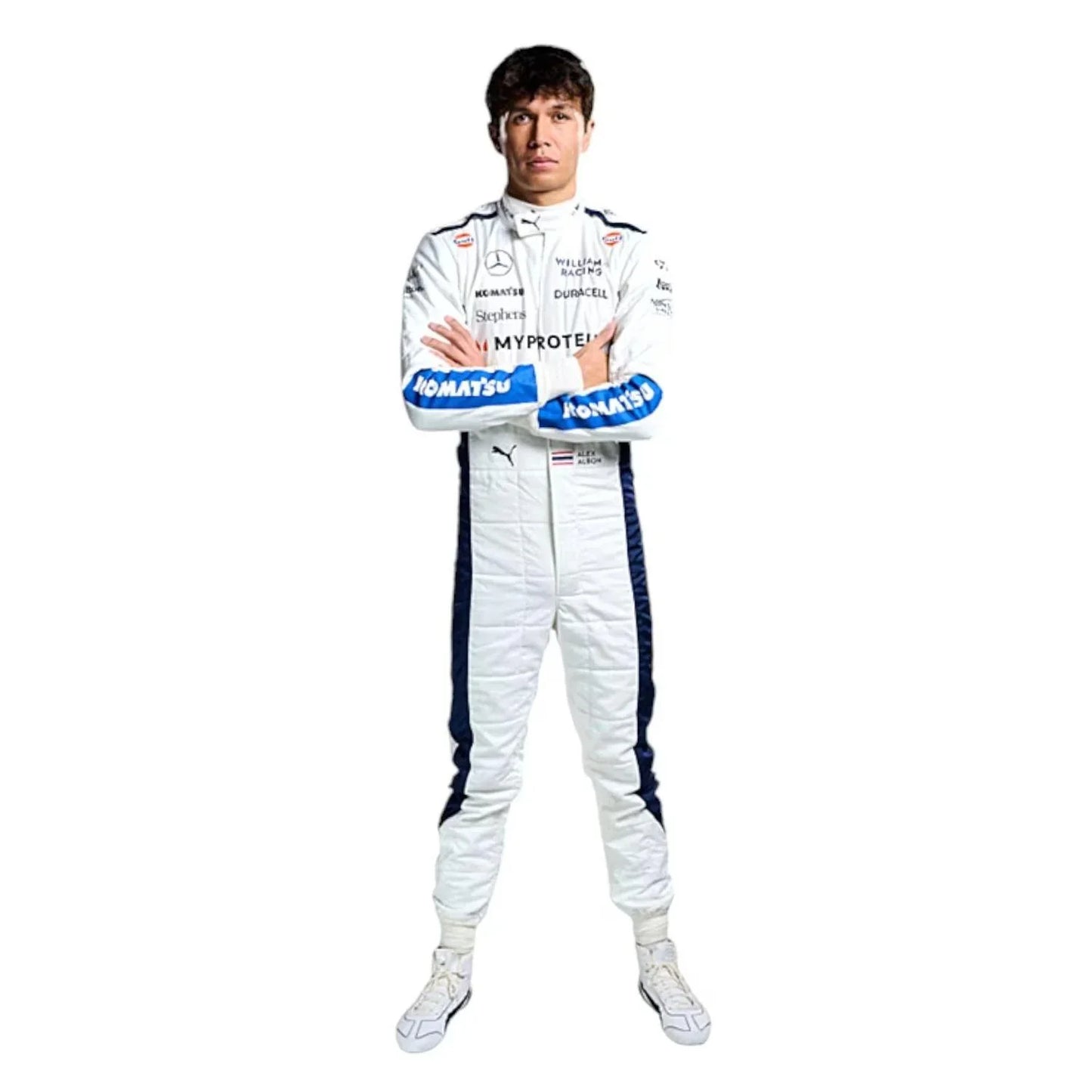F1 2024 Alex Albon Williams F1 Team replica race Suit