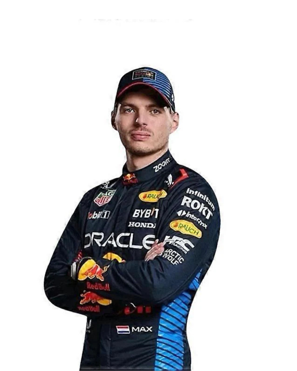 F1 Max verstappen Red bull Honda Oracle 2024 race suit