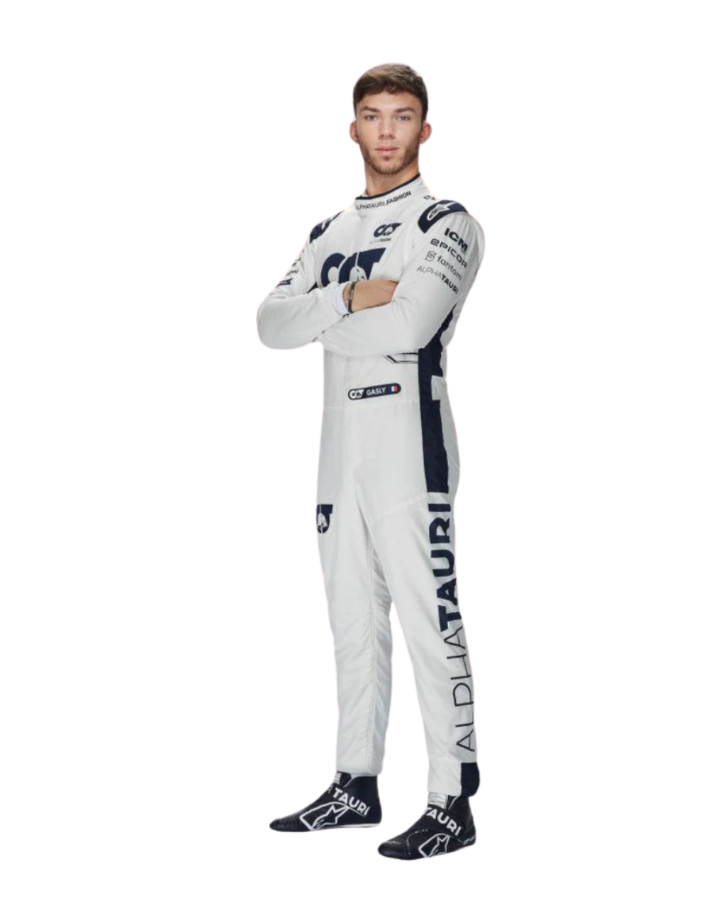 F1 Pierre Gasly alpha tauri Alpine 2022 race suit