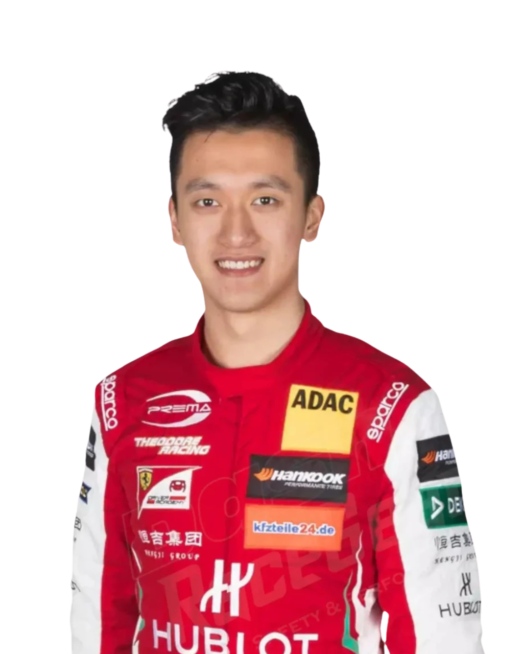 Zhou Guanyu 2018 race suit