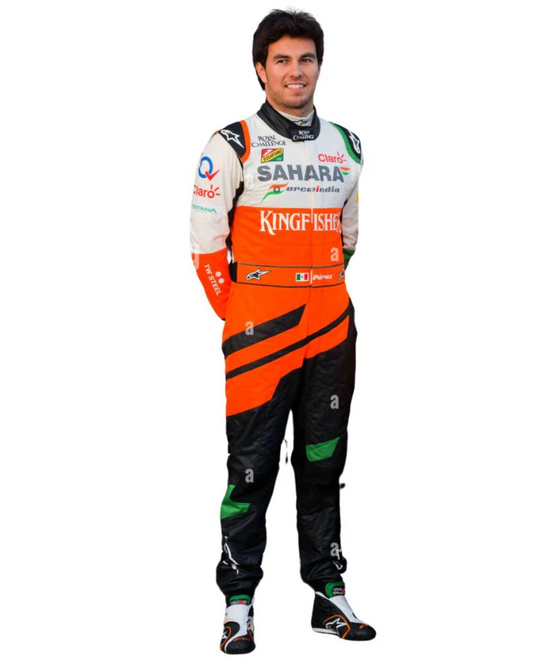 F1 Sergio perez 2014 Sahara force race suit