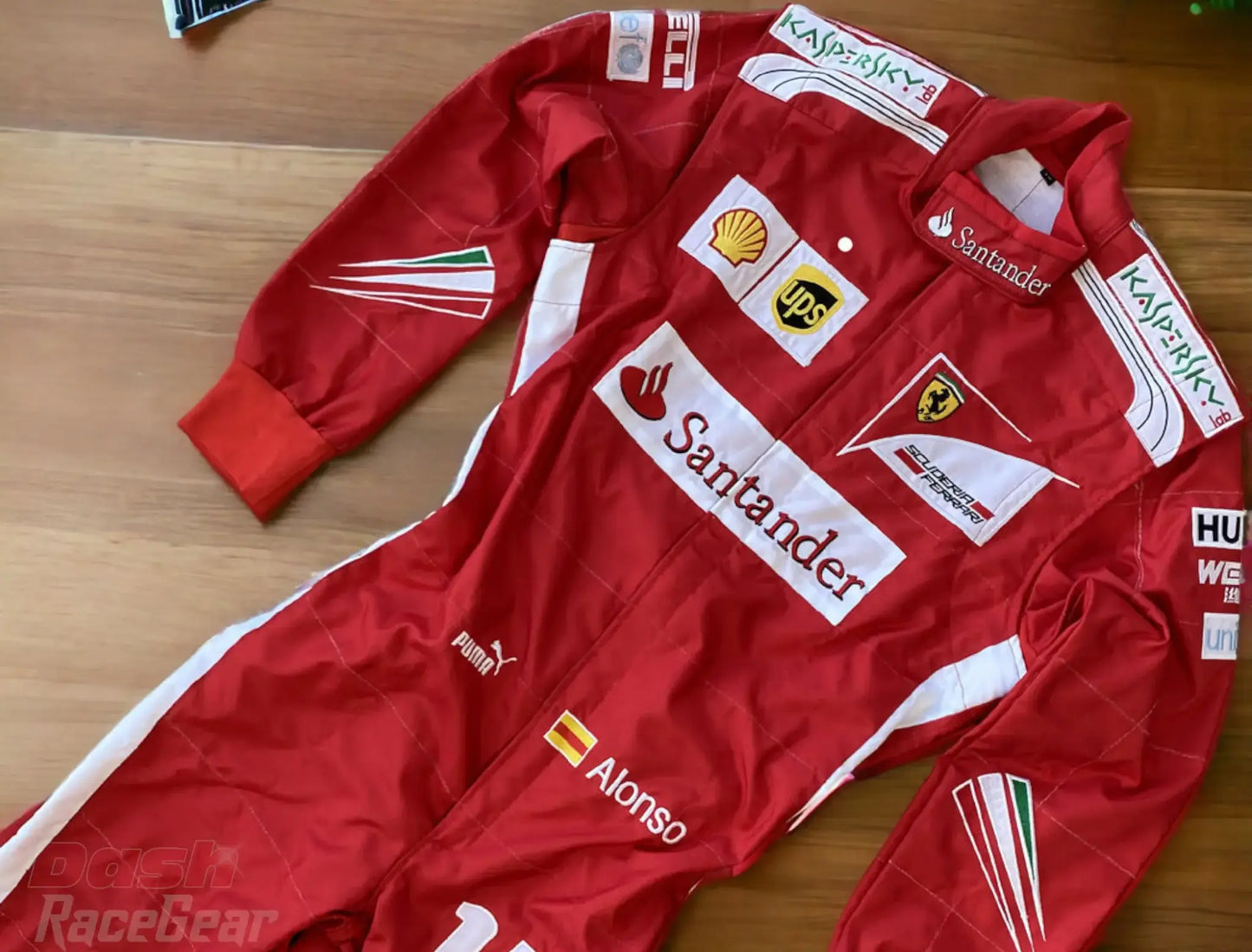 F1 Fernando Alonso 2014 race suit