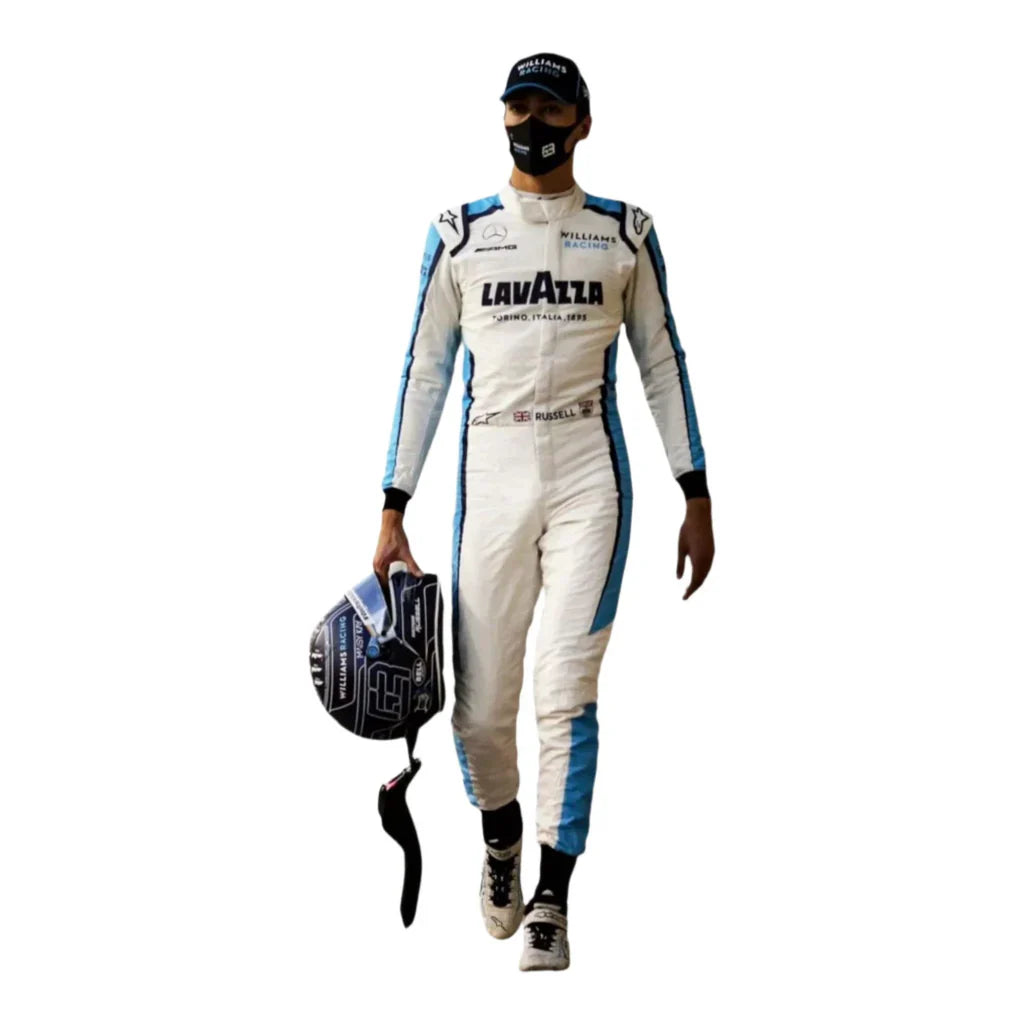 F1 George Russell Williams racing 2020 race suit