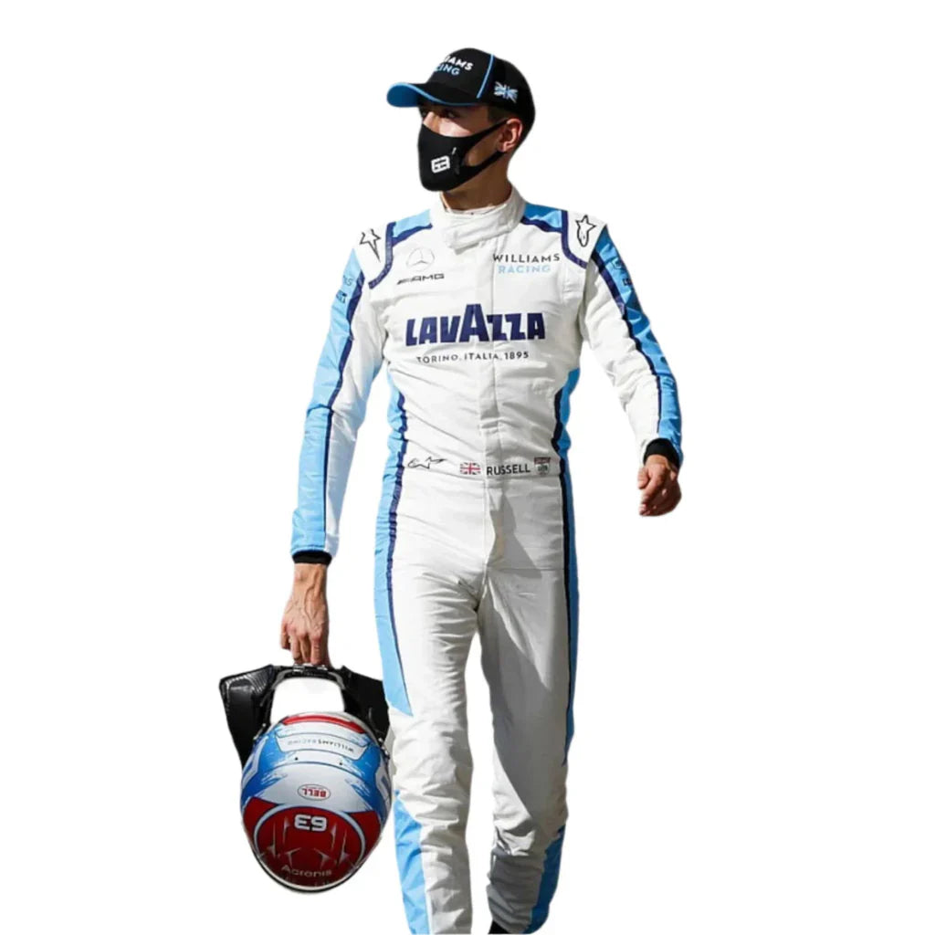 F1 George Russell Williams racing 2020 race suit
