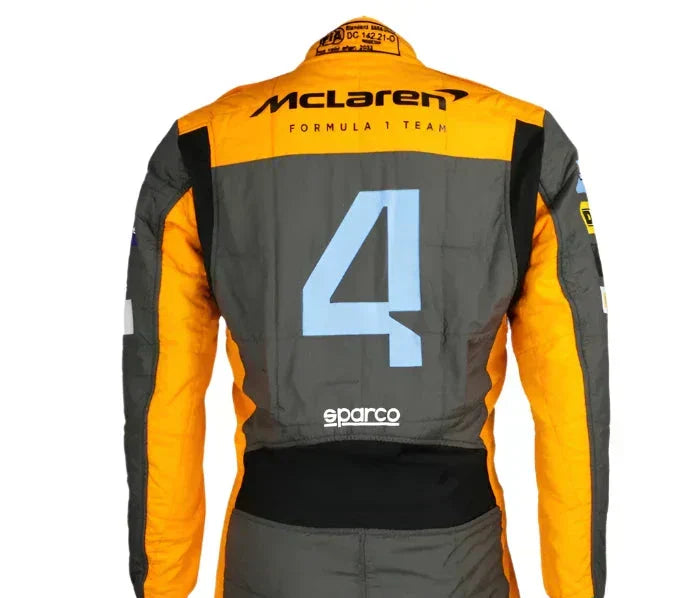 F1 mclarn lando Norris 2022 race suit