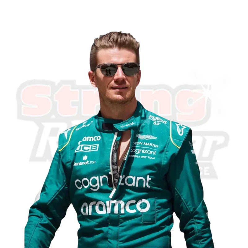 F1 Nico Hulkenberg Aston Martin 2022 race suit