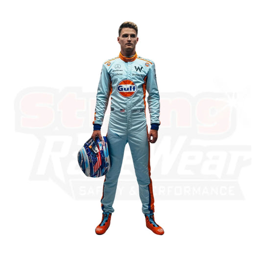 F1 Logan Sargeant gulf Singapore gp 2023 race suit