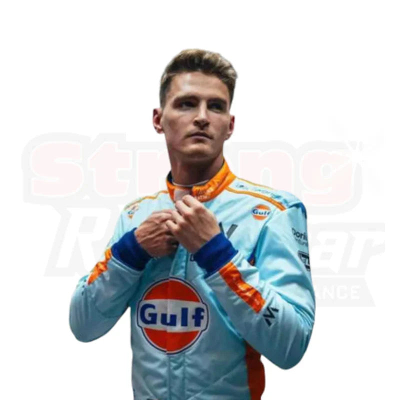 F1 Logan Sargeant gulf Singapore gp 2023 race suit