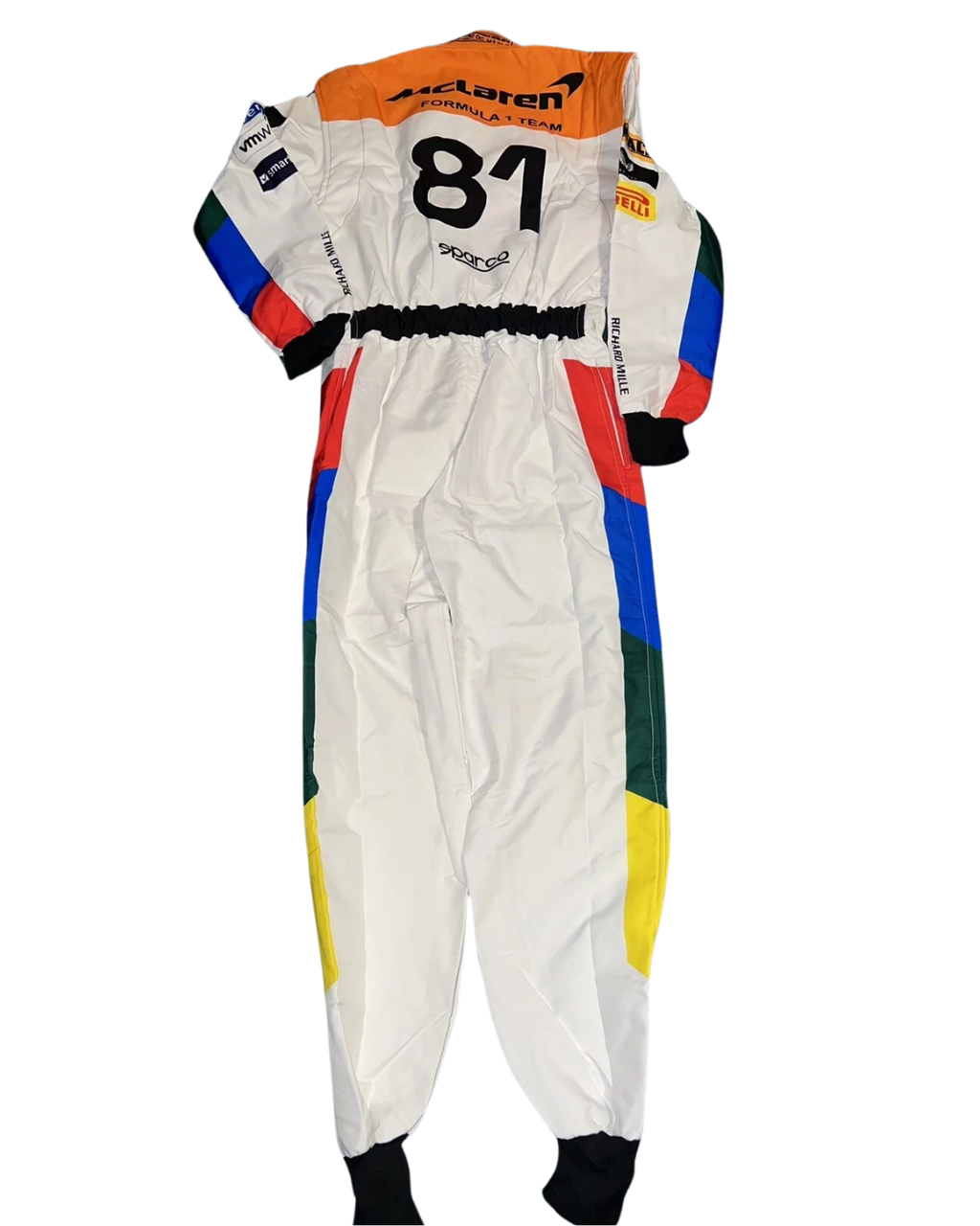 F1 mclarn Oscar piastri 2023 silver stone race suit