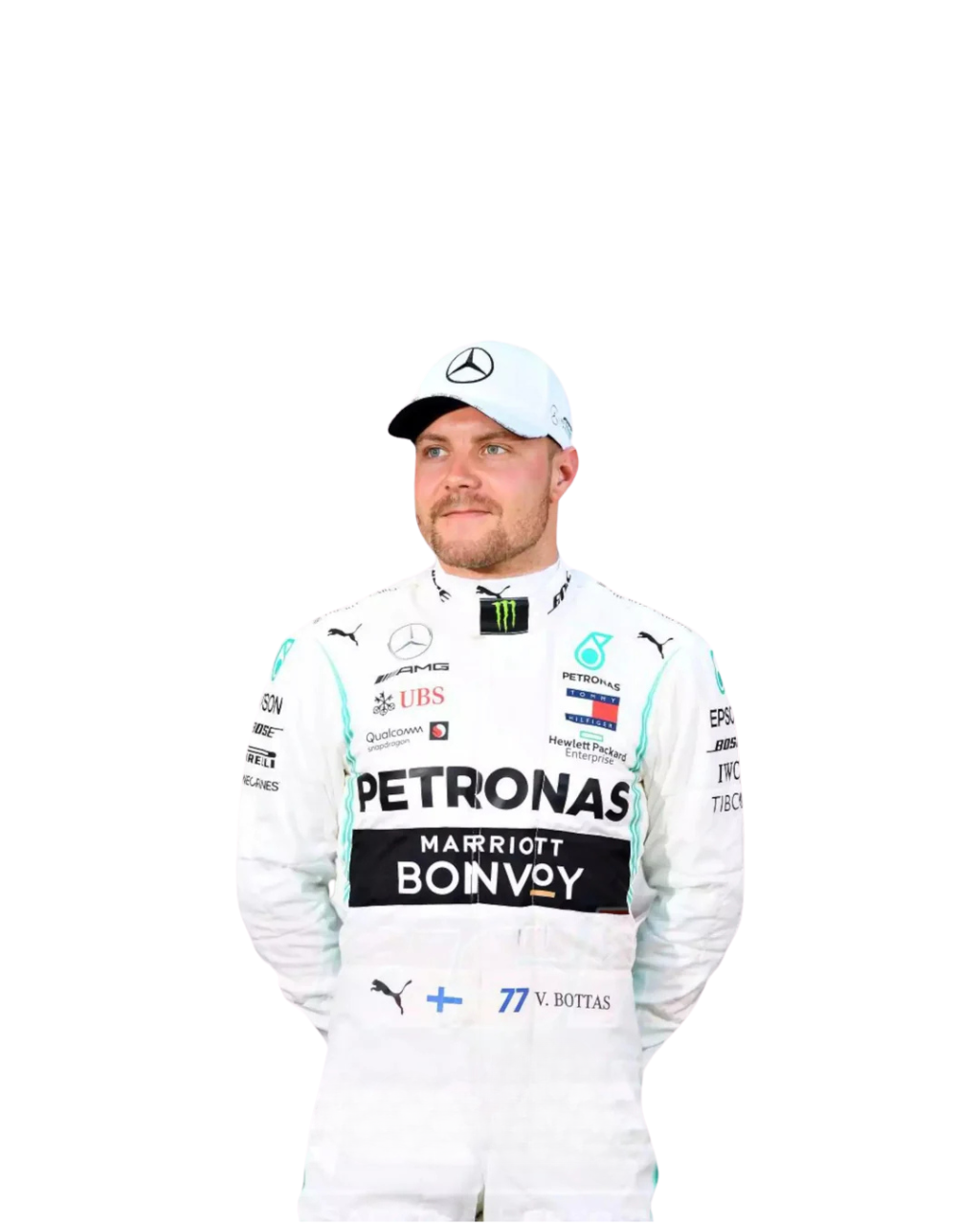 F1 valtteri Bottas Mercedes 2020 race suit