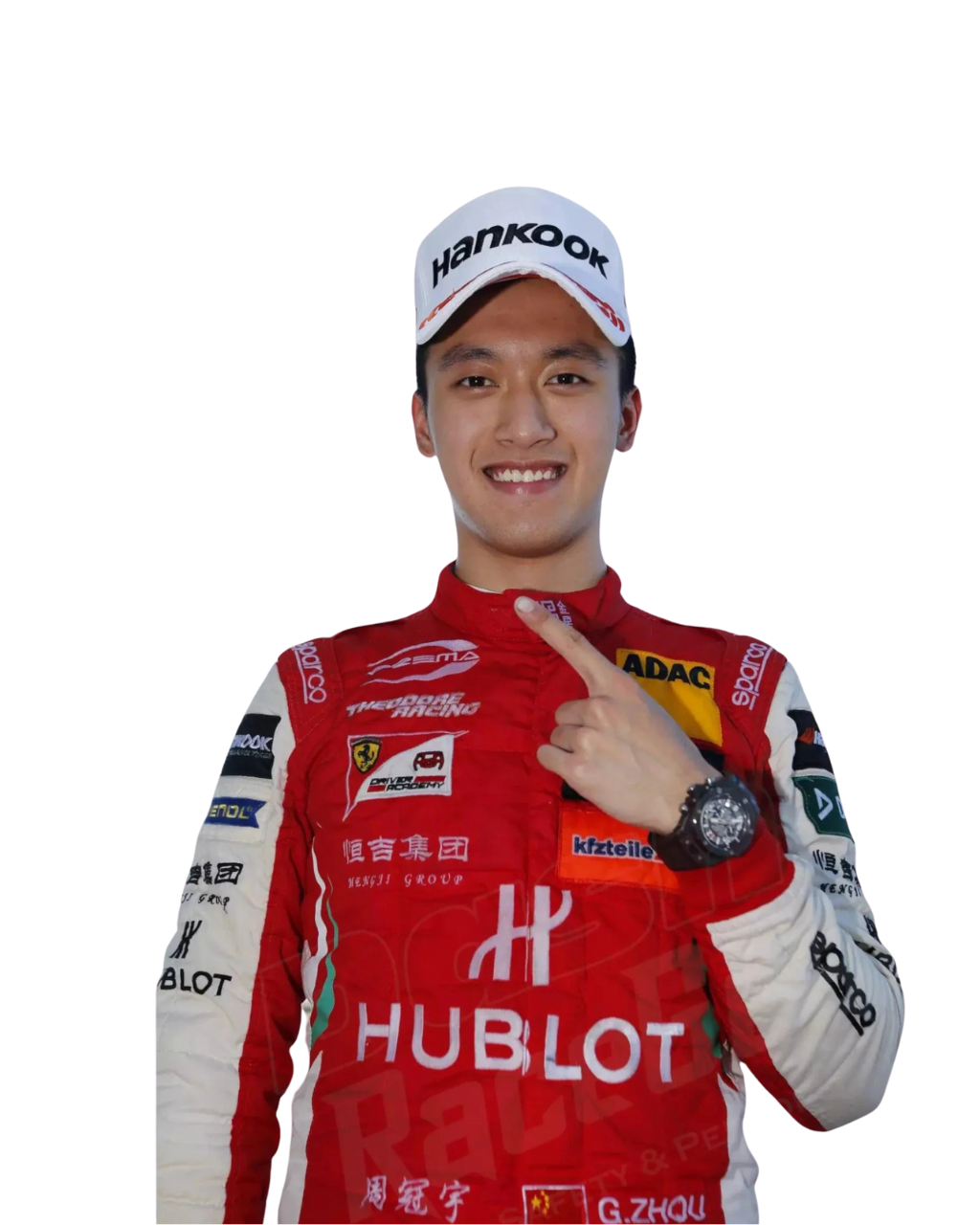 Zhou Guanyu 2018 race suit