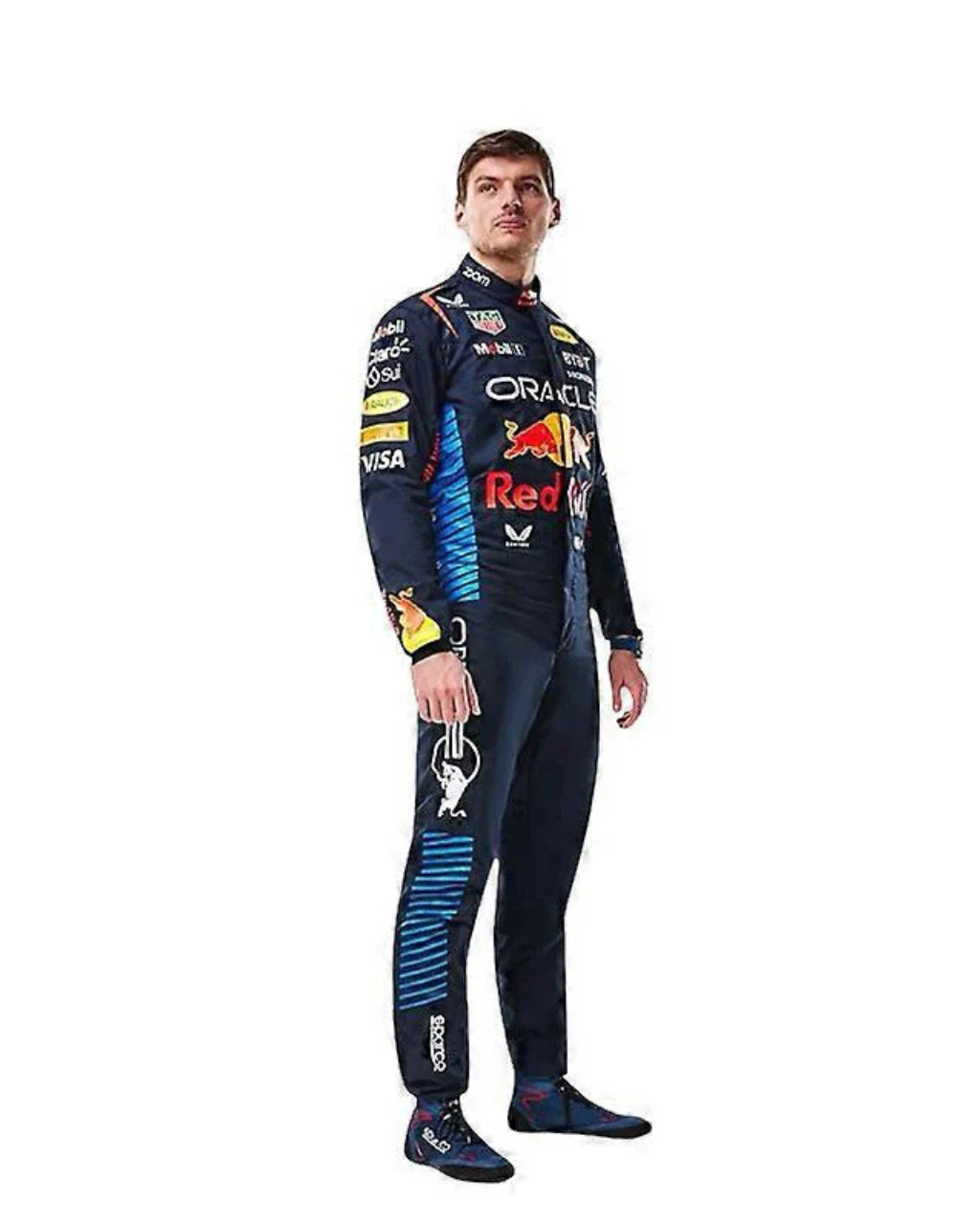 F1 Max verstappen Red bull Honda Oracle 2024 race suit