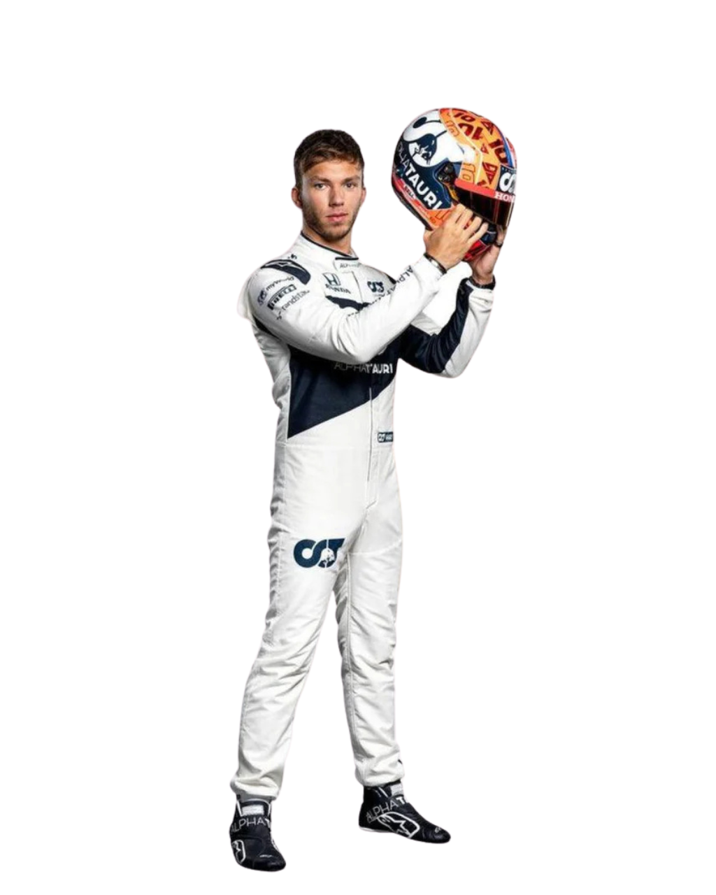 F1 Pierre Gasly alpha tauri Alpine 2021 race suit