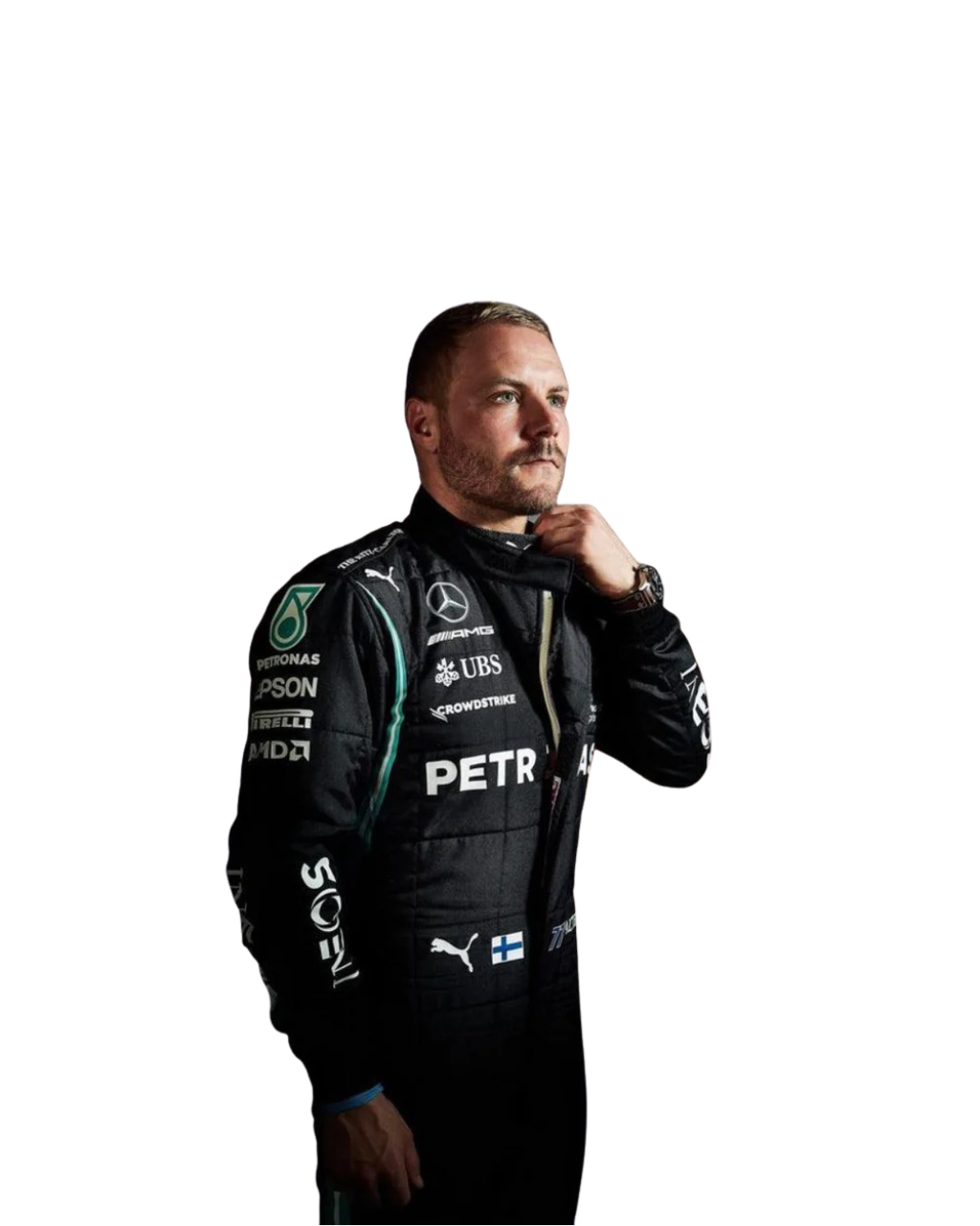 F1 valtteri Bottas Mercedes 2021 race suit