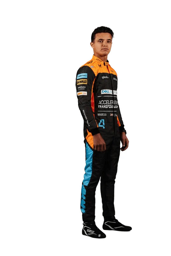 F1 mclarn lando Norris 2022 race suit