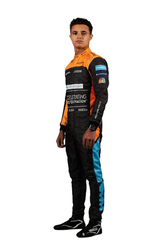 F1 mclarn lando Norris 2022 race suit