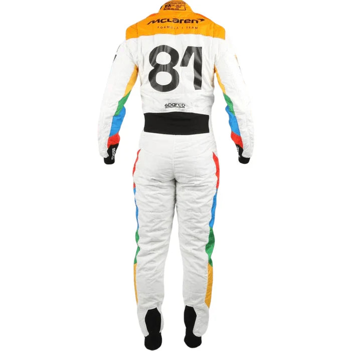 F1 McLaren lando Norris silver stone GP 2023 race suit