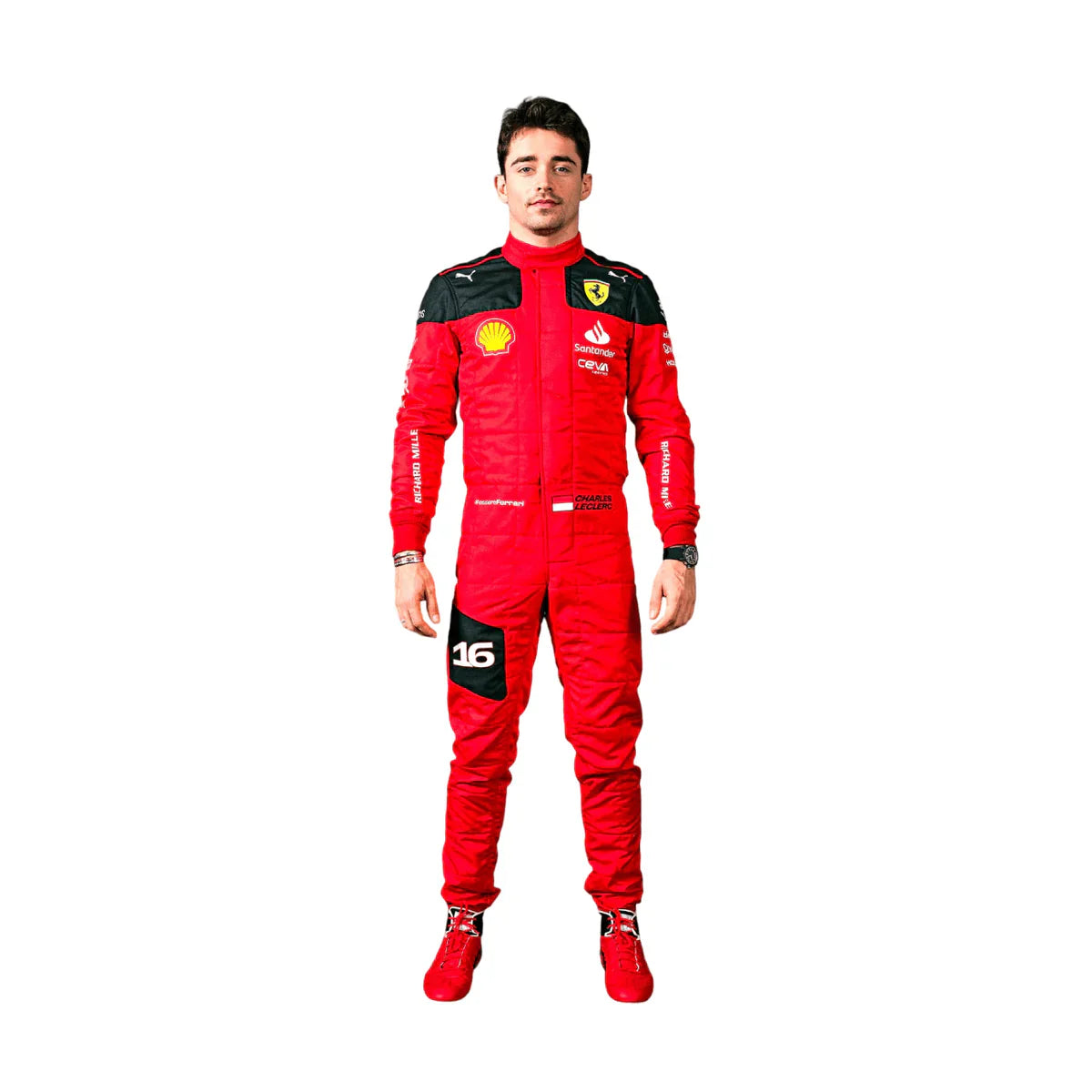 New Charles Leclerc 2023 Race Suit Ferrari F1