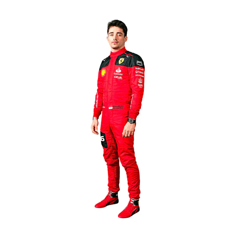 New Charles Leclerc 2023 Race Suit Ferrari F1