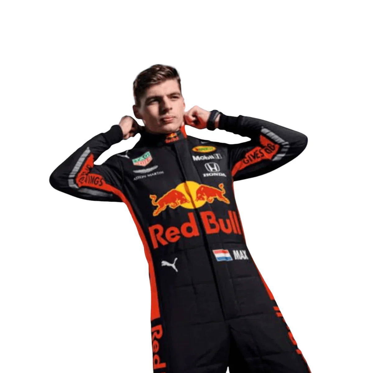 F1 Max verstappen Red bull Honda 2018 race suit