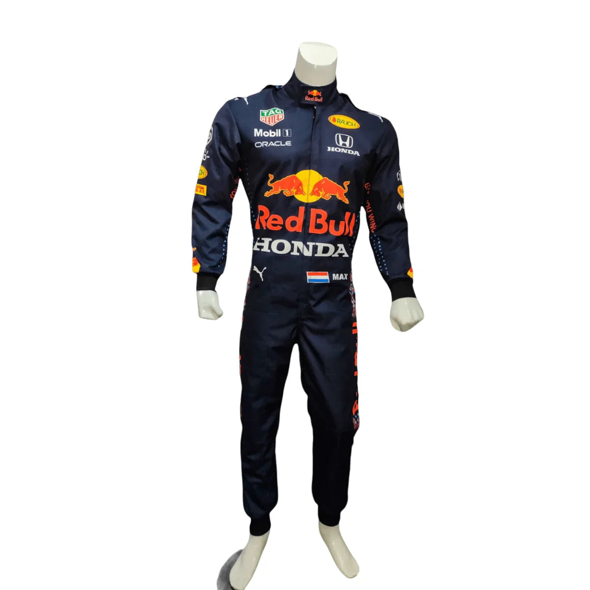 F1 Max verstappen Red bull Honda Oracle 2021 race suit