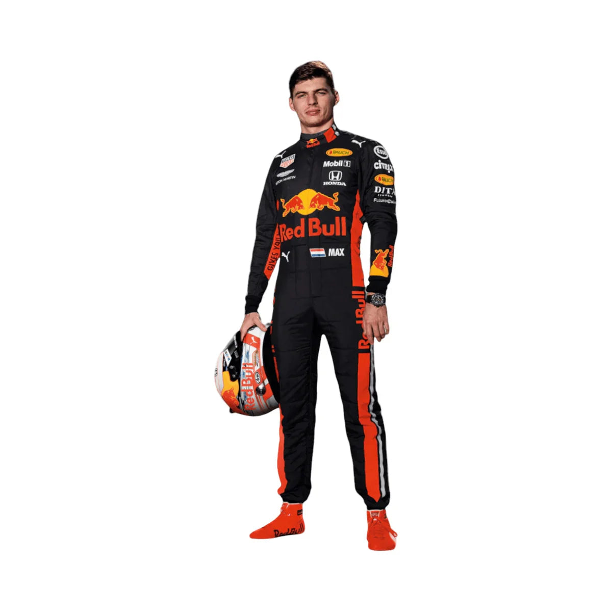 F1 Max verstappen Red bull Honda 2018 race suit