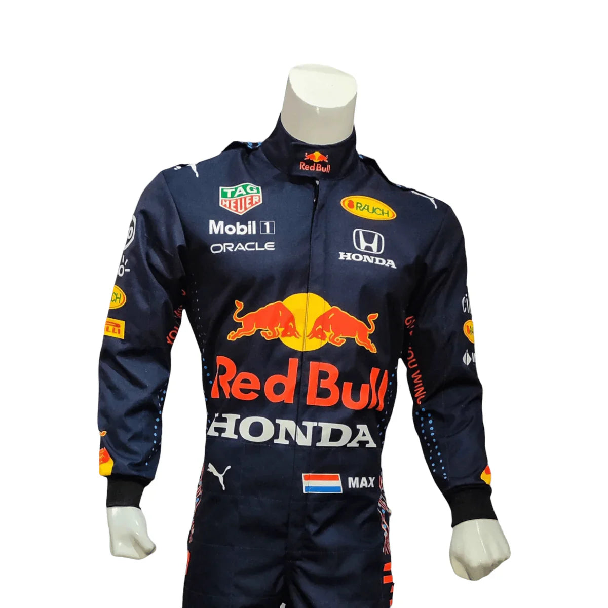 F1 Max verstappen Red bull Honda Oracle 2021 race suit