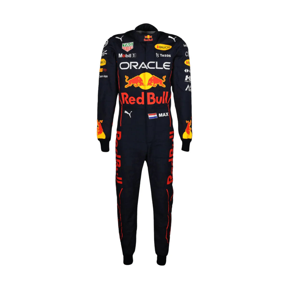 F1 Max verstappen Red bull Honda Oracle 2022 race suit