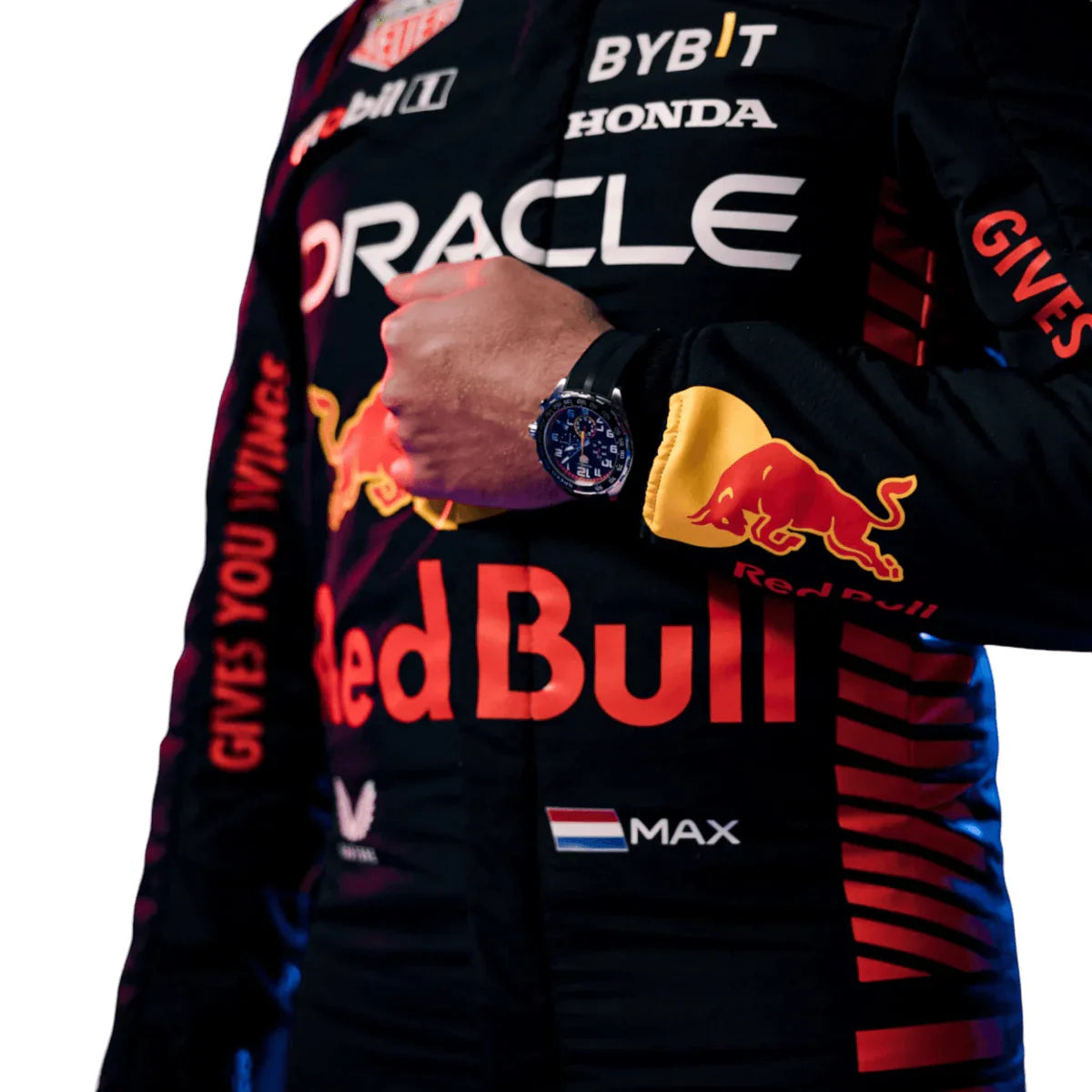 F1 Max verstappen Red bull Honda Oracle 2023 race suit