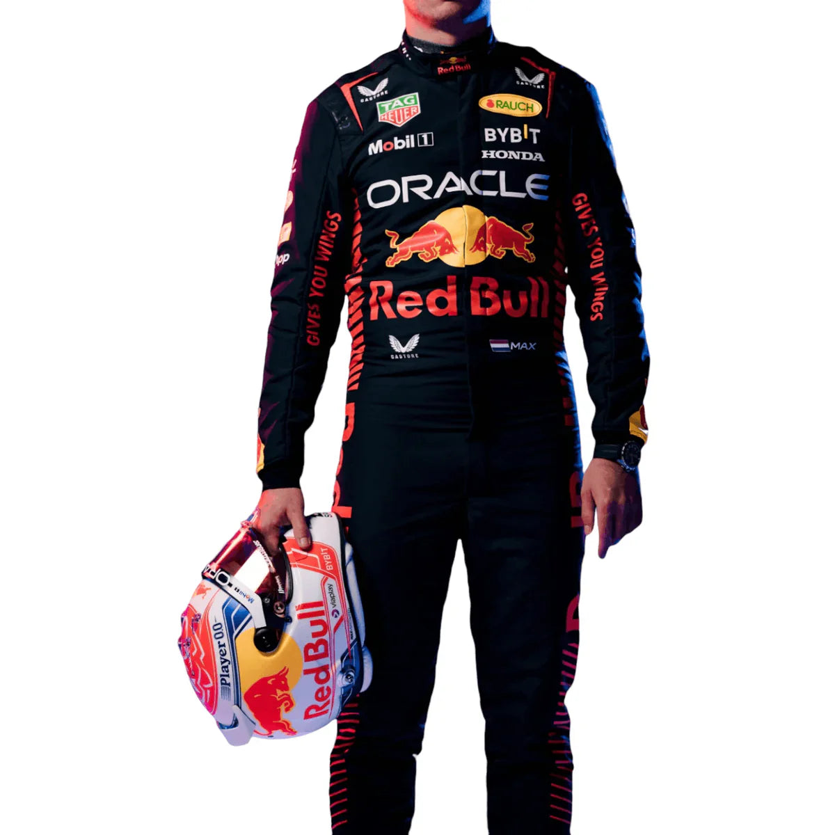 F1 Max verstappen Red bull Honda Oracle 2023 race suit