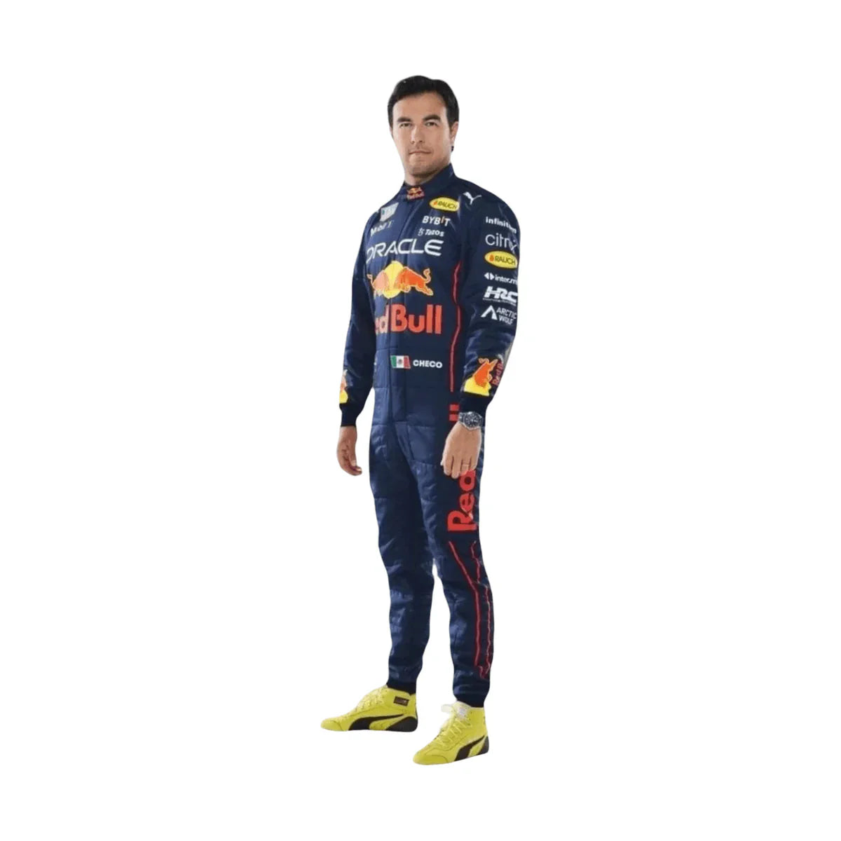 F1 Sergio perez Red bull Honda Oracle 2022 race suit