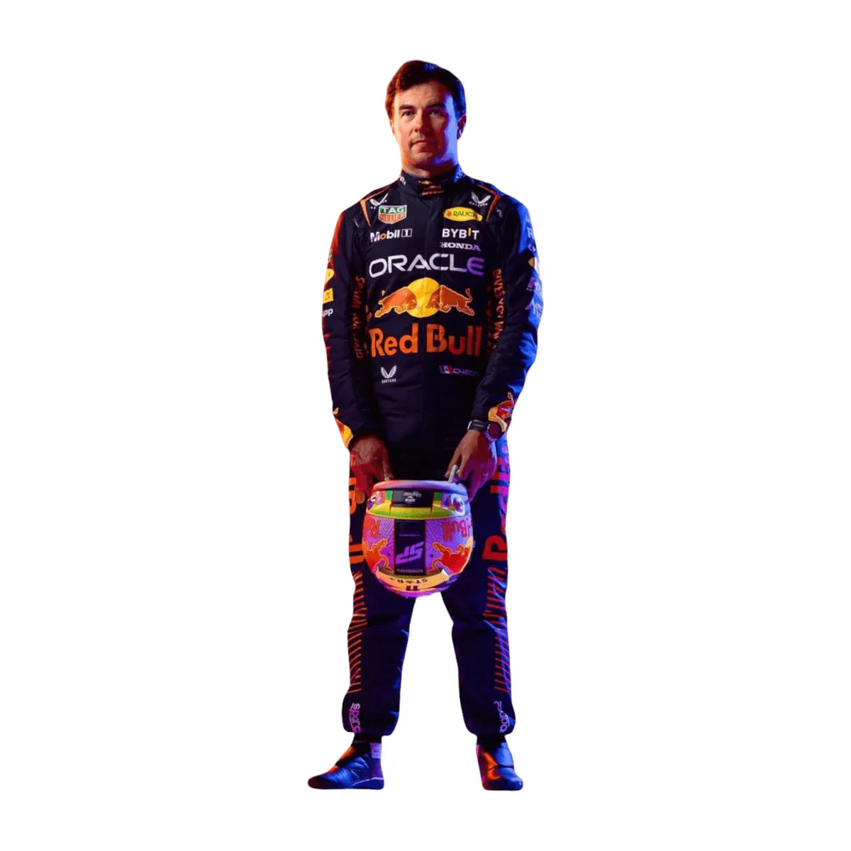 F1 Sergio perez Red bull Honda Oracle 2023 race suit