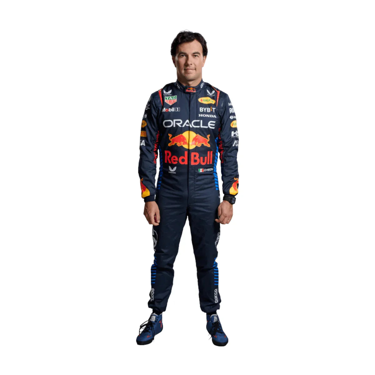 F1 Sergio perez Red bull Honda Oracle 2024 race suit