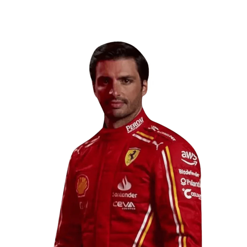 F1 New Carlos Sainz scuderia Ferrari 2024 race suit