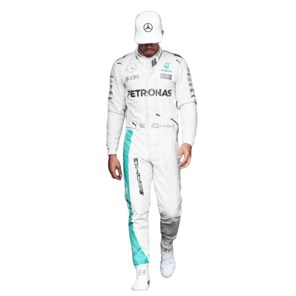 F1 Mercedes Lewis Hamilton 2016 race suit