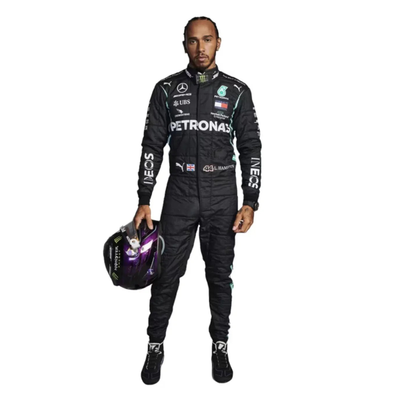 F1 Mercedes Lewis Hamilton 2021 race suit