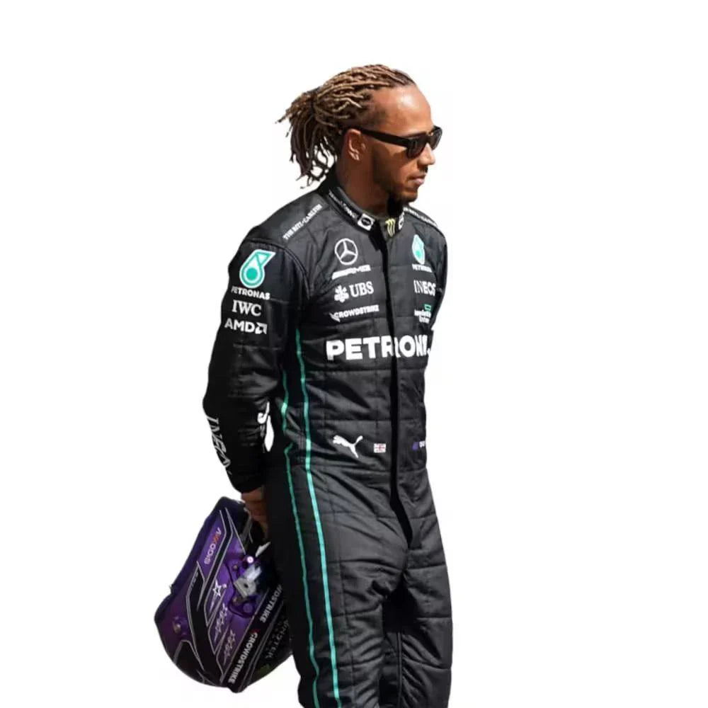 F1 Mercedes Lewis Hamilton 2022 race suit