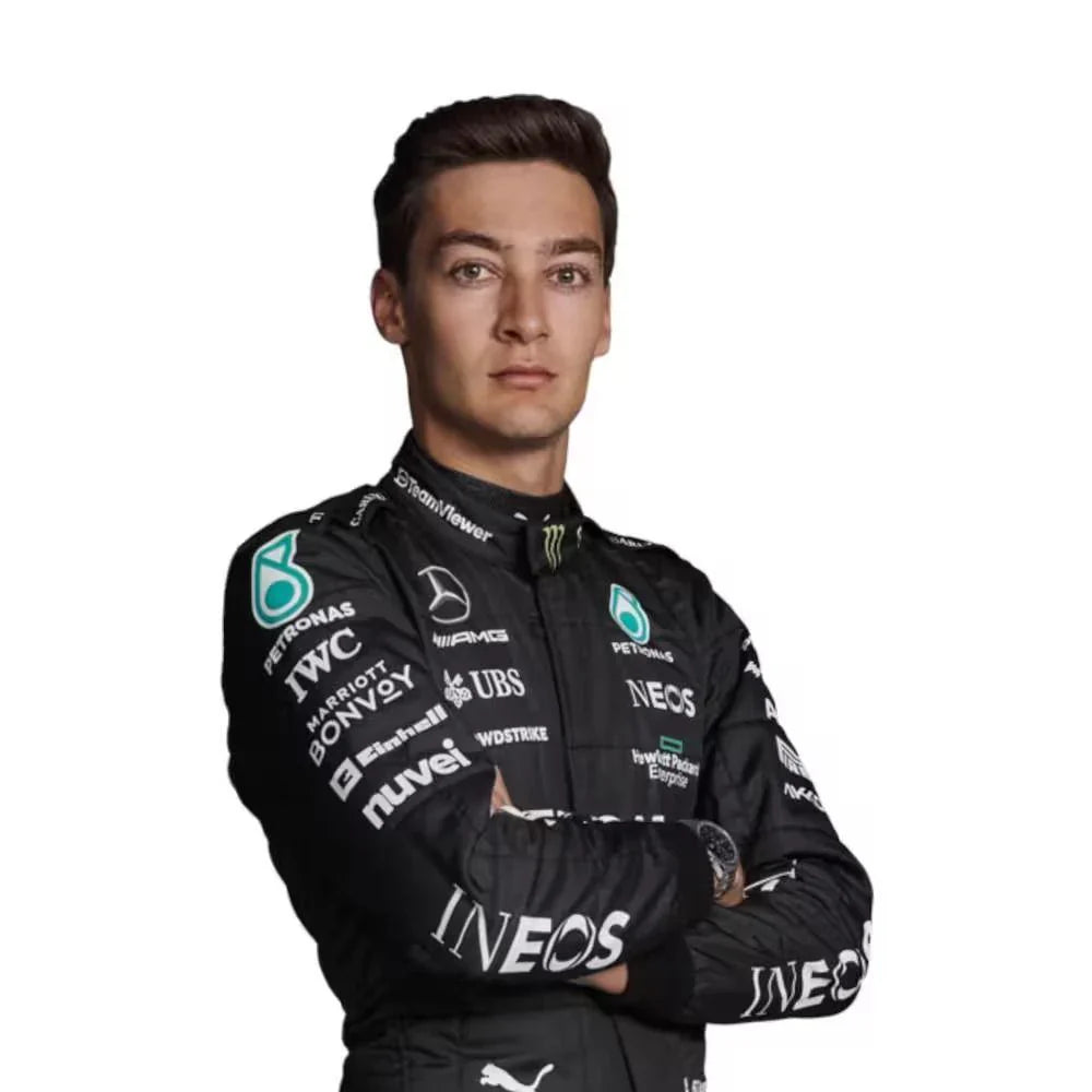 F1 George Russell Mercedes 2023 race suit