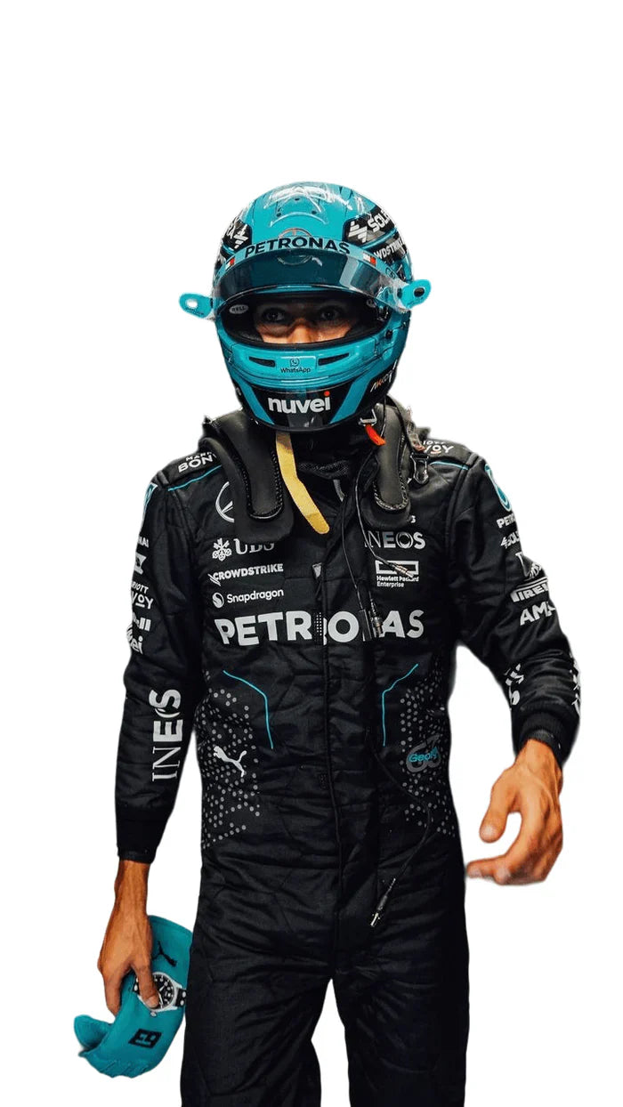 F1 2024 George Russell Mercedes AMG PETRONAS race suit