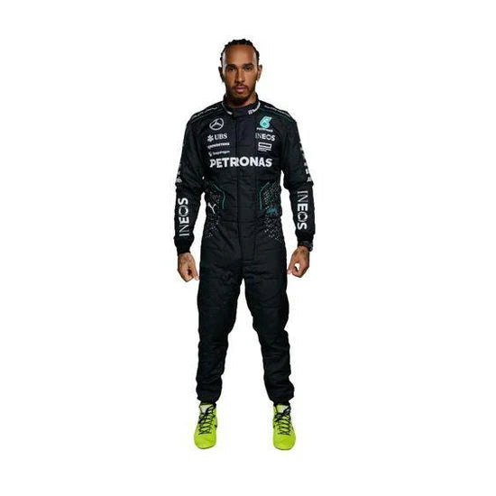 F1 2024 Lewis Hamilton Mercedes AMG PETRONAS race suit