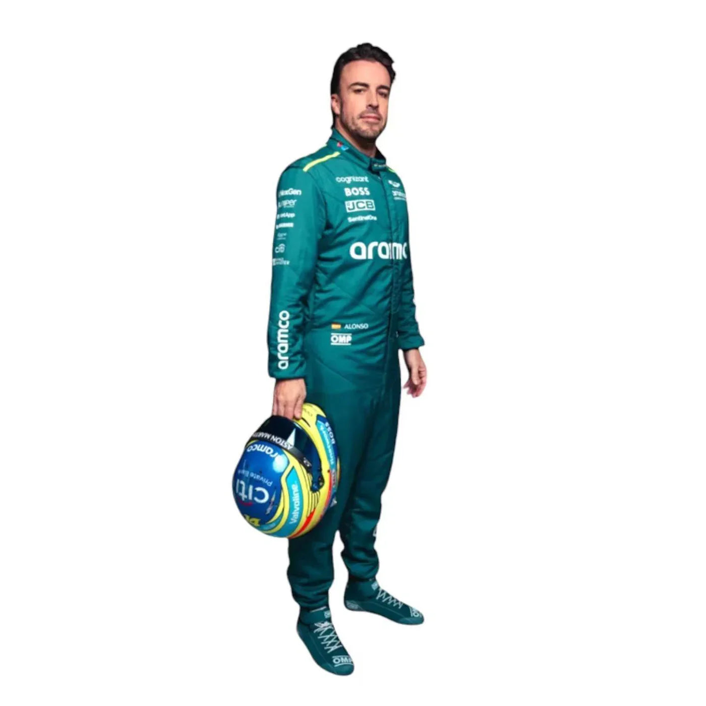 F1 2024 Fernando Alonso Aston Martin race suit