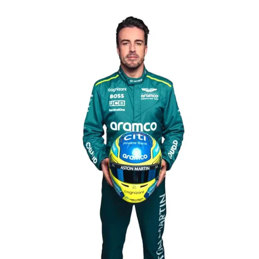 F1 2024 Fernando Alonso Aston Martin race suit