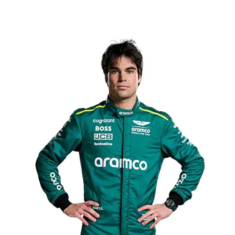 F1 2024 lance stroll Aston Martin race suit