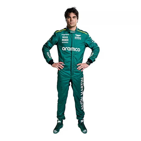 F1 2024 lance stroll Aston Martin race suit