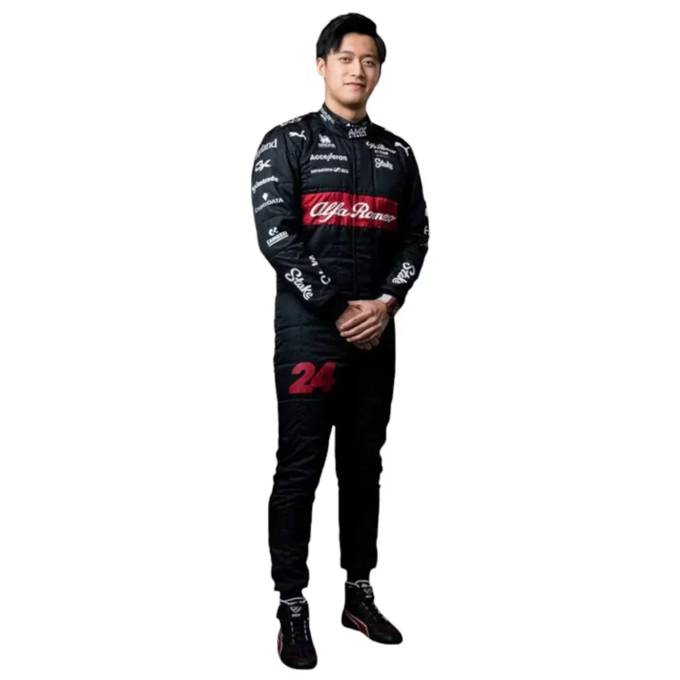 F1 Zhou Guanyu Alfa Romeo 2023 race suit