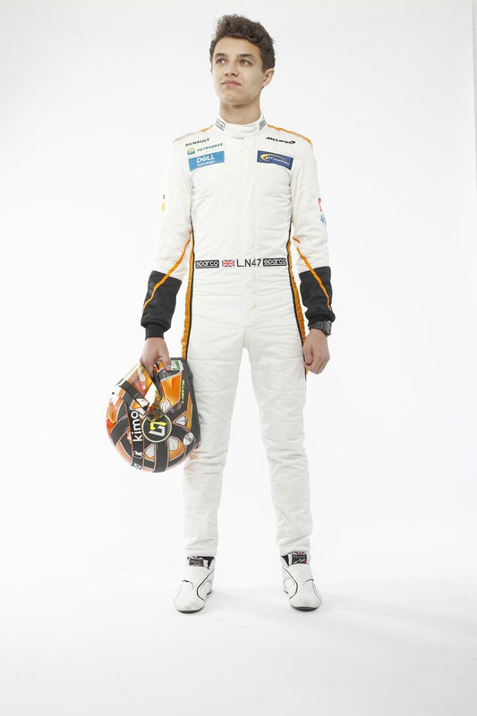 F1 meclarn lando Norris 2018 race suit