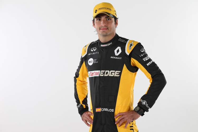 F1 Carlos Sainz 2017 race suit