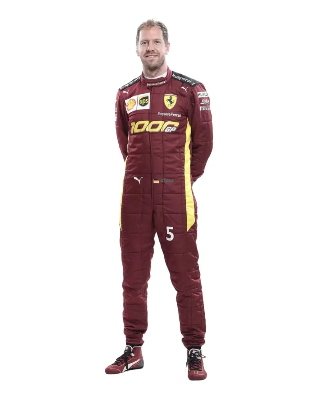 F1 Sebastian vettel Ferrari 2020 race suit