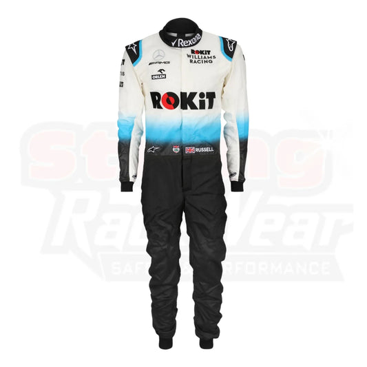 F1 George Russell Williams racing 2019 race suit